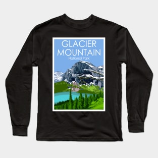Glacier Mountain Long Sleeve T-Shirt
